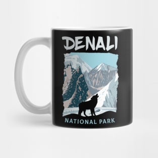 Denali National Park - US Wolf - Alaska Wolves Mug